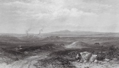 Austrálie: Pohled na Botany Bay (rytina) od Samuel (after) Prout