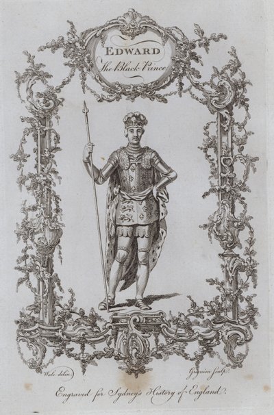 Edward Černý princ (rytina) od Samuel (after) Wale