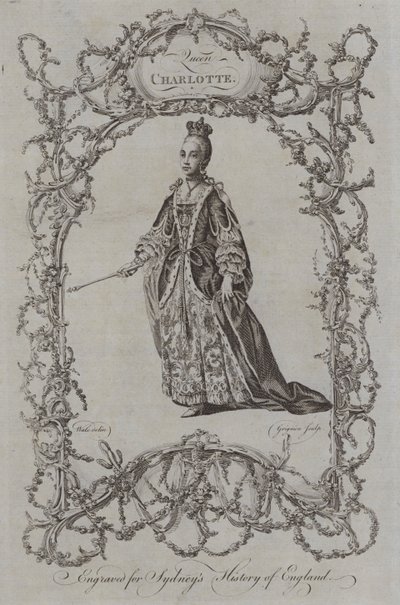 Queen Charlotte (rytina) od Samuel (after) Wale