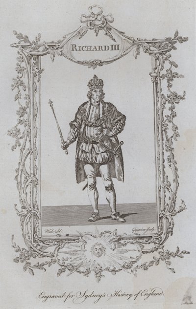 Richard III (rytina) od Samuel (after) Wale