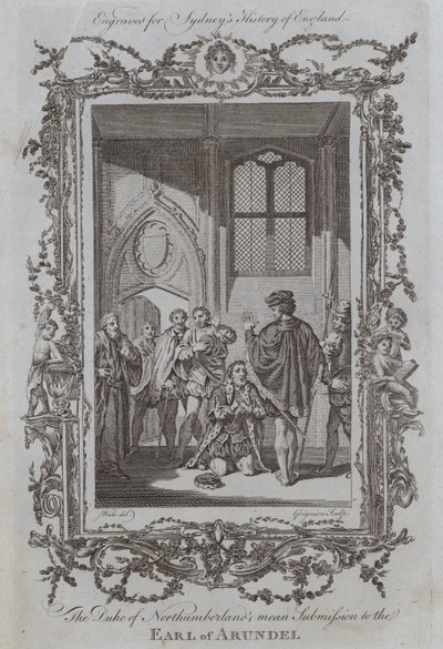 Zlá podřízení vévody z Northumberlandu hraběti z Arundel (rytina) od Samuel (after) Wale