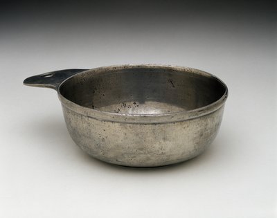 Porringer, c. 1775-1825 (cín) od Samuel (attr.to) Pennock