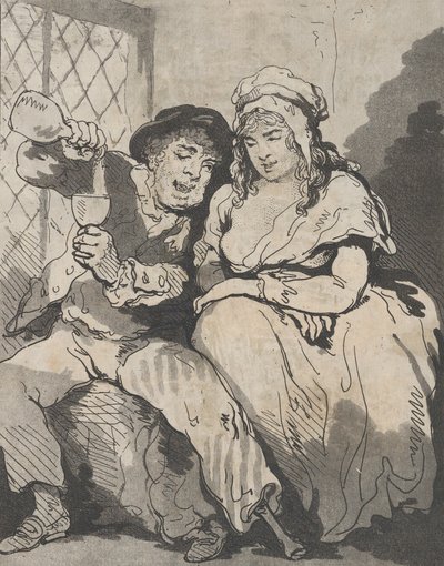 Námluvy v Low Life, 15. prosince 1785. od Samuel Alken