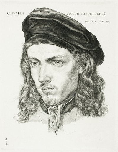 Portrét Carla Philippa Fohra od Samuel Amsler