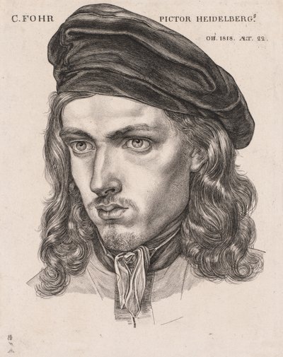 Portrét Carla Philippa Fohra, 1818. od Samuel Amsler
