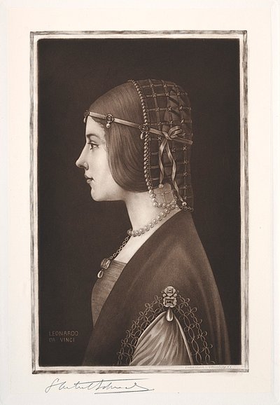Beatrice DEste, 19.-20. století. od Samuel Arlent Edwards