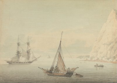 Shakespeare Cliff, Dover od Samuel Atkins
