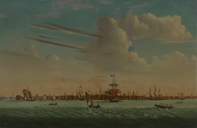 Pohled na Charleston od Samuel Barnard