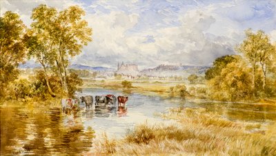 Krajina, cca 1860 (akvarel) od Samuel Bough