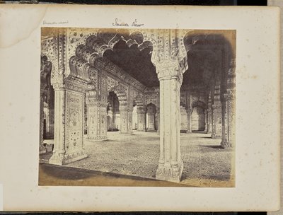 Dillí - Palác, interiér Diwan-i-Khas od Samuel Bourne