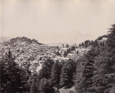 Shimla od Samuel Bourne