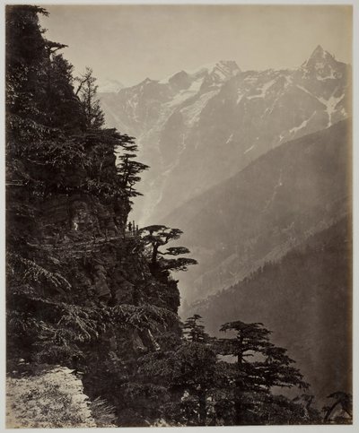 Bez názvu [úbočí a hory], c. 1865. od Samuel Bourne