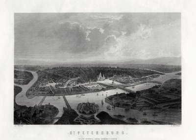Petrohrad, Rusko, 19. století od Samuel Bradshaw