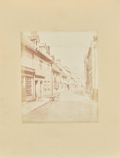 Ulice svatého Jana a katedrála, Peterborough od Samuel Buckle