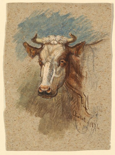 Kresba, studie: Skicy z Francie. Etretat, Seine-Inférieure, Quimper, Bretaň, 1874 od Samuel Colman