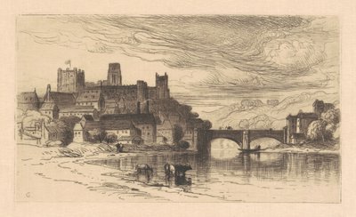 Durham, Anglie od Samuel Colman
