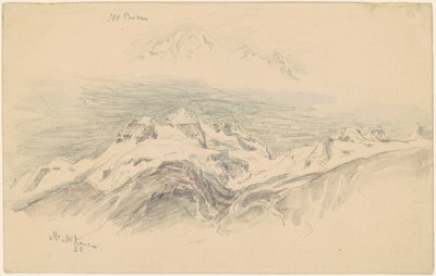 Mt. Baker a Mt. McKensie [recto] od Samuel Colman