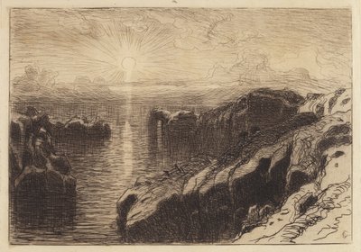 Pobřeží Tichého oceánu, Kalifornie od Samuel Colman