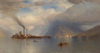 Storm King on the Hudson, 1866. od Samuel Colman