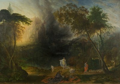 Příchod Mesiáše a zkáza Babylonu, kolem roku 1832 (olej na plátně) od Samuel Colman