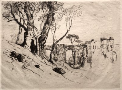 Olivovníky na Riviéře, 1884. od Samuel Colman
