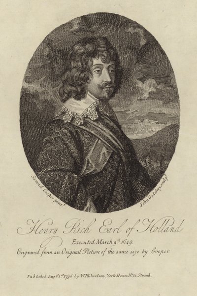 Henry Rich hrabě z Holandska od Samuel Cooper