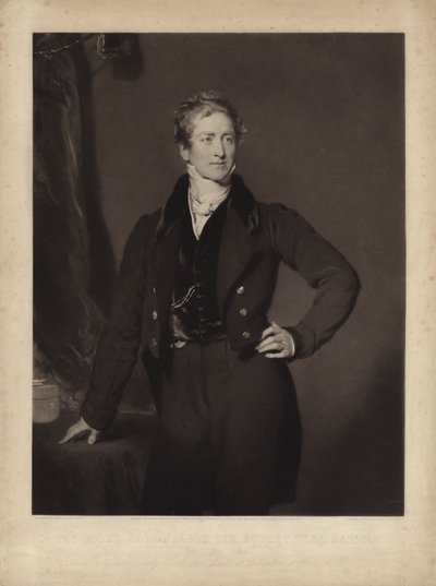 Sir Robert Peel, anglický konzervativní politik a předseda vlády (rytina) od Samuel Cousins