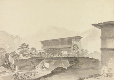 Poblíž Tassisudonu [Tashicho Dzong] od Samuel Davis