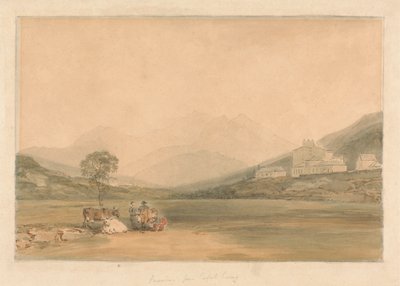 Snowdon z Capel Curig od Samuel Davis