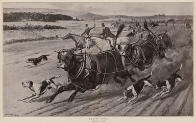 Bravo Toro! (litografie) od Samuel Edmund (after) Waller