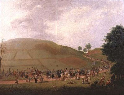 Volební průvod sira Williama Milese (1797-1878) (olej na plátně) od Samuel Griffiths Tovey