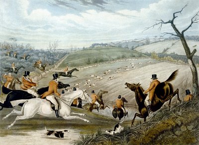The Grand Leicestershire Fox Hunt, deska 1 od Samuel Henry (after) Alken