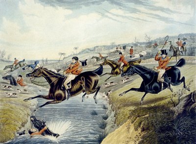 The Grand Leicestershire Fox Hunt, deska 2, vyryl Charles Hunt od Samuel Henry (after) Alken