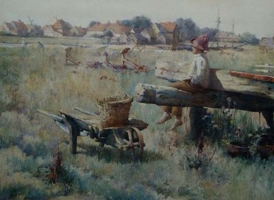 Léto, Walberswick, Suffolk od Samuel Henry William Llewelyn