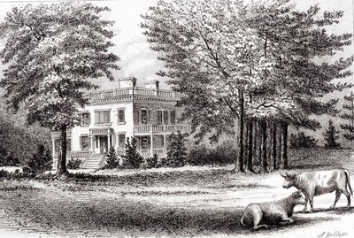 Hamilton Grange, ze Starého New Yorku, svazek I, 1802 od Samuel Hollyer