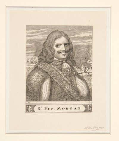 Portrét sira Henryho Morgana od Samuel Hollyer