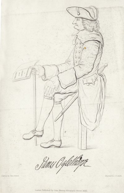 Portrét Jamese Oglethorpea od Samuel Ireland