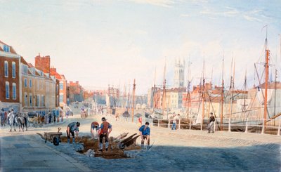 St Augustines Parade, Bristol, c1810 od Samuel Jackson