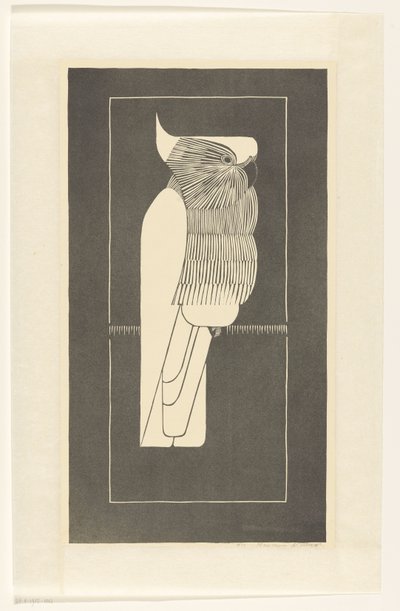 Kroonkaketoe (původní název) od Samuel Jessurun de Mesquita (signed by artist)