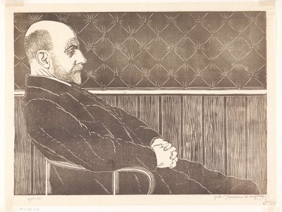 Portrét Mauritse van der Valka od Samuel Jessurun de Mesquita (signed by artist)