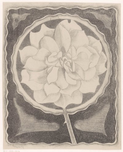 Roos od Samuel Jessurun de Mesquita (signed by artist)