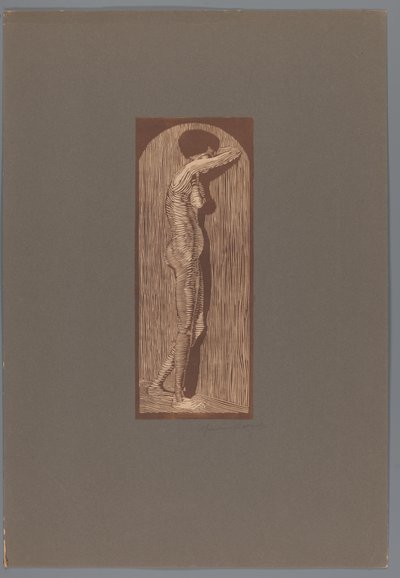 Stojící nahá žena Grief (původní název) od Samuel Jessurun de Mesquita (signed by artist)