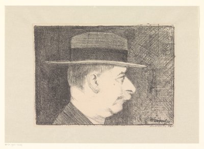 Autoportrét od Samuel Jessurun de Mesquita (signed by artist)