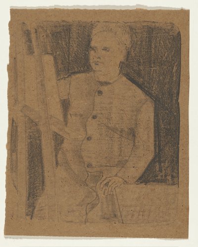 Autoportrét za stojanem od Samuel Jessurun de Mesquita (signed by artist)