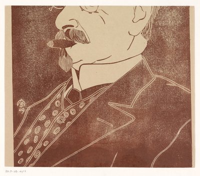 Portrét neznámého muže s doutníkem od Samuel Jessurun de Mesquita