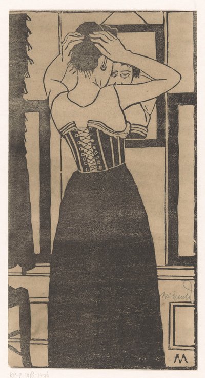 Před zrcadlem od Samuel Jessurun de Mesquita