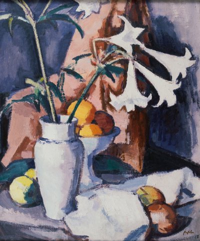 Madonna Lilie, kolem roku 1926 od Samuel John Peploe