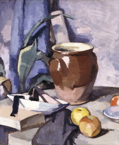 The Brown Crock (olej na plátně) od Samuel John Peploe