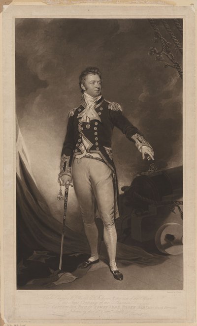 Sir Philip Bowes Vere Broke 1776-1841, 1816 od Samuel Lane