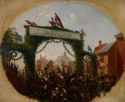 Otevření parku Calthorpe 1857, 1857. od Samuel Lines